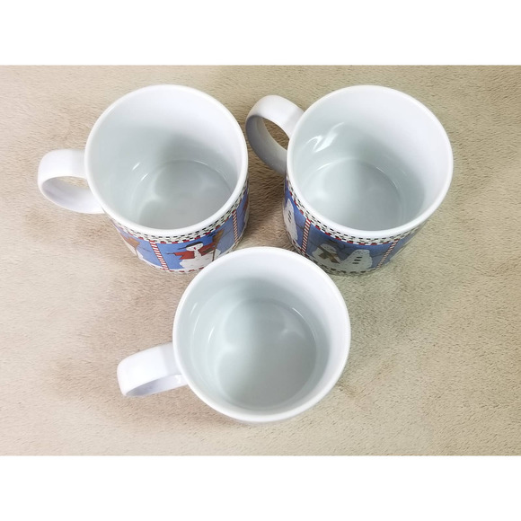 Sakura Oneida Snowman Coffee Mug Tea Cup Debbie Mumm 2001 Vintage S - Picture 8 of 11